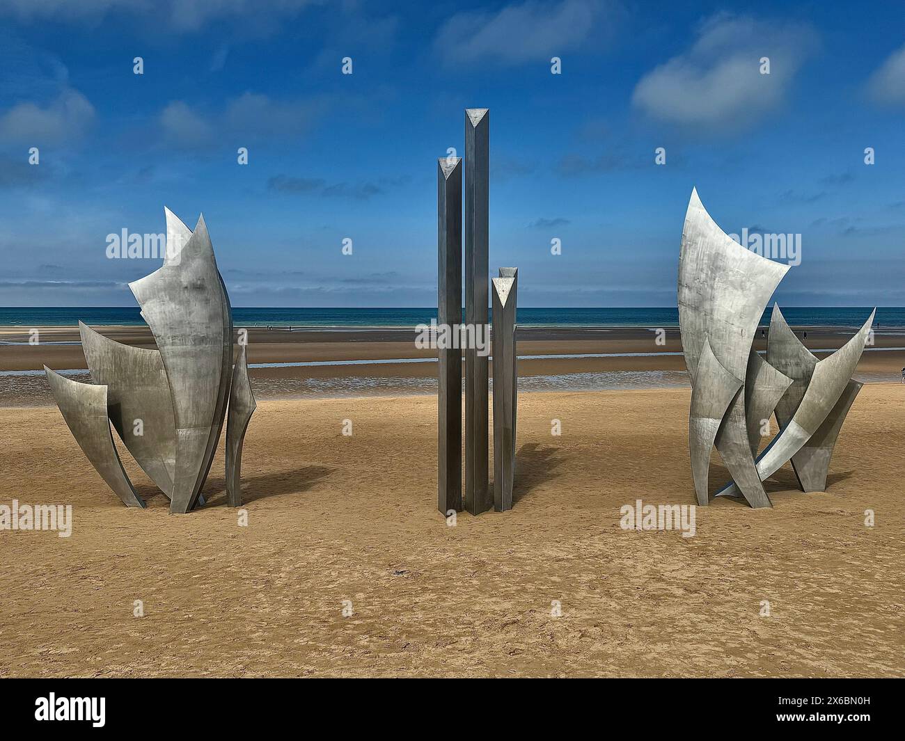 Foto Omaha Beach SIGNAL Memorial Caen Frankreich Europa Stockfoto