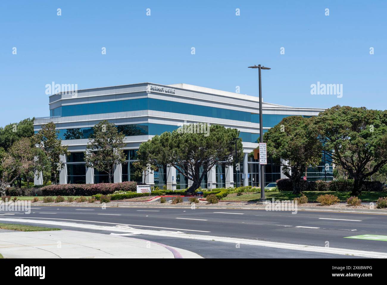 Perfect World Büro auf dem 100 Redwood Shores Pkwy in Redwood City, Kalifornien, USA. Stockfoto