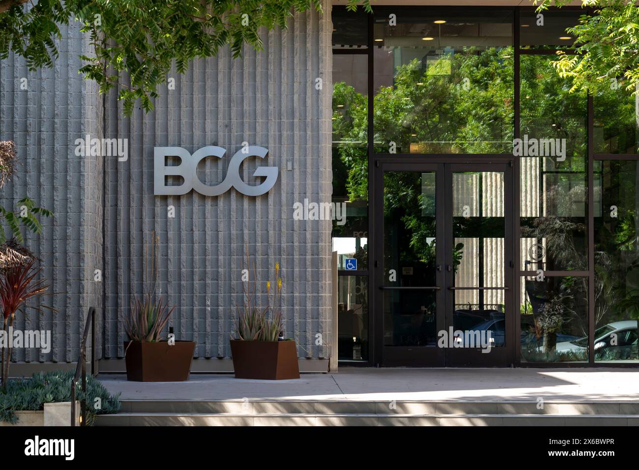 Mountain View, Kalifornien, USA – 8. Juni 2023: Büro der Boston Consulting Group, Inc. (BCG) in Mountain View, Kalifornien, USA. Stockfoto