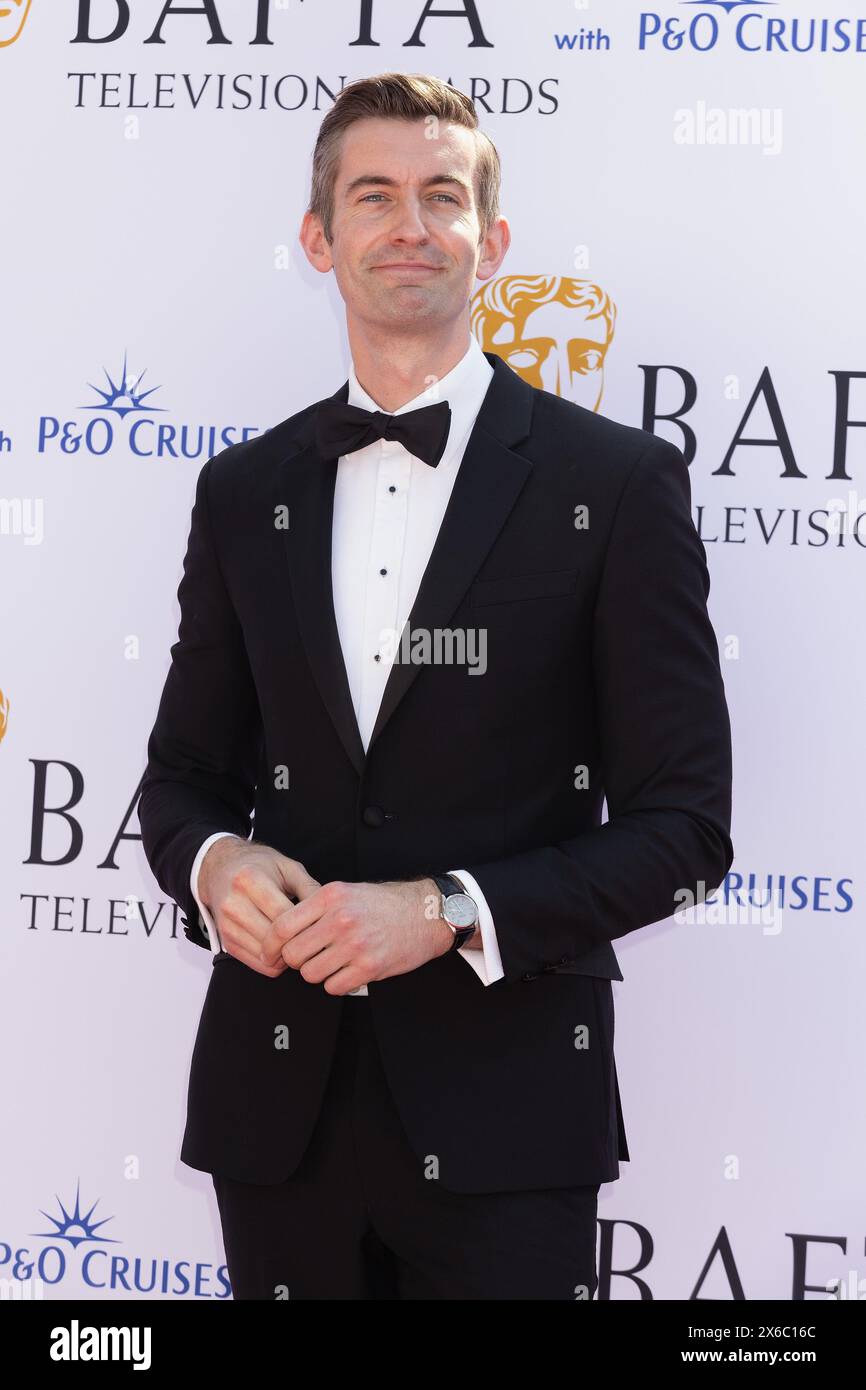 London, Großbritannien. Mai 2024. Ben Thompson nimmt am 12. Mai 2024 mit P&O Cruises an den BAFTA Television Awards 2024 in der Royal Festival Hall in Southbank Teil. Quelle: S.A.M./Alamy Live News Stockfoto