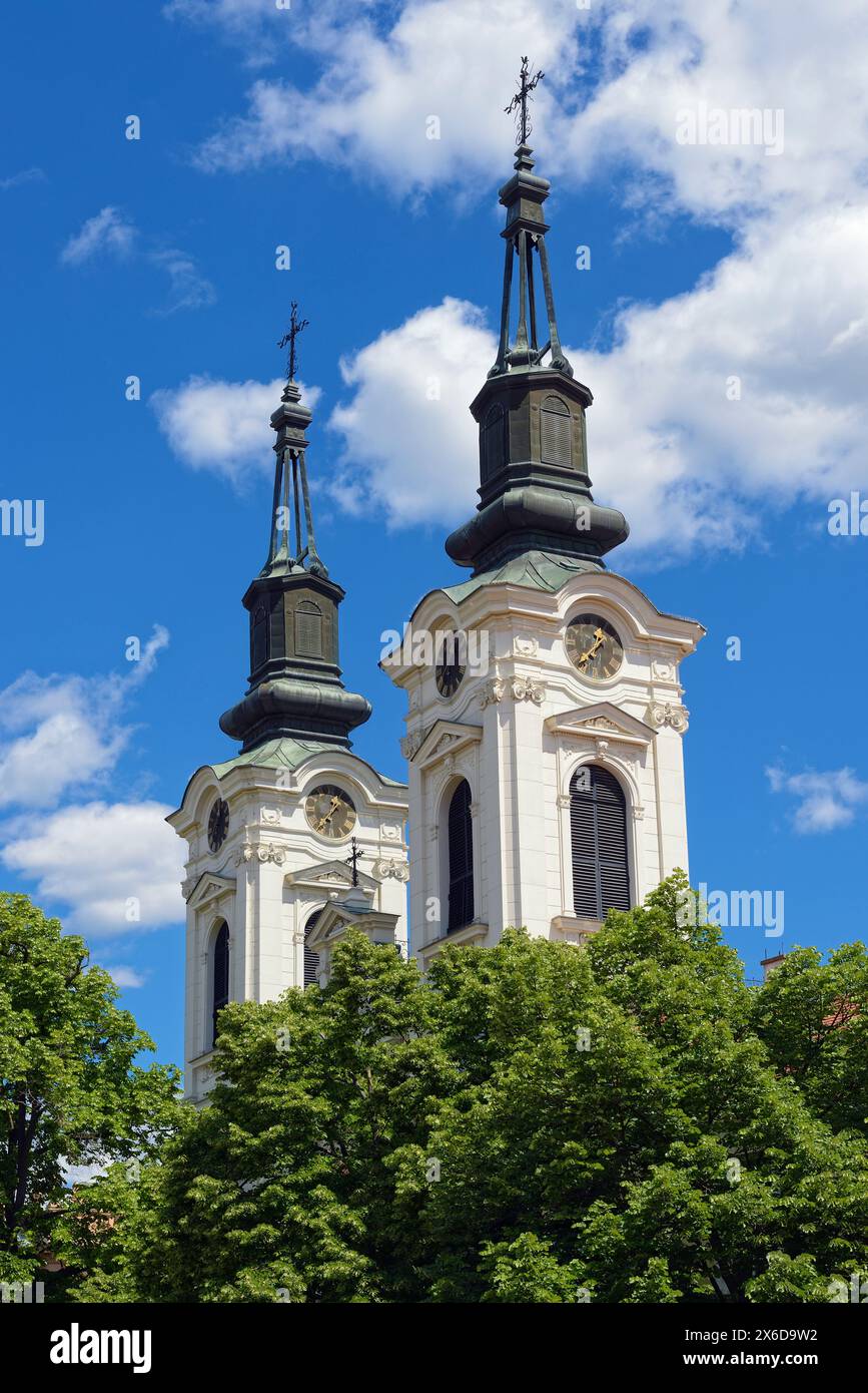 Kathedrale St. Nikolaus, Sremski Karlovci, Vojvodina, Serbien Stockfoto