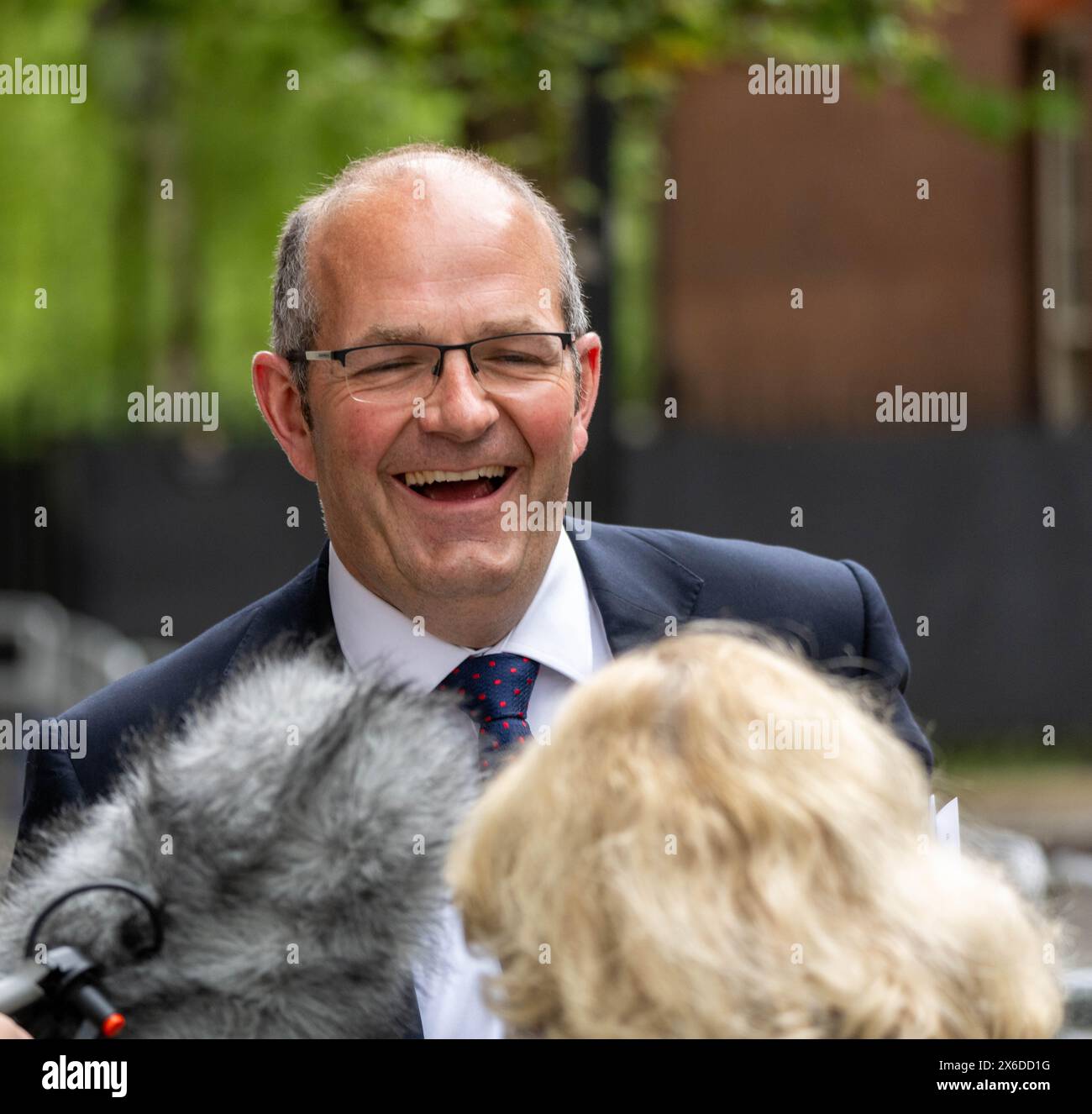 London, Großbritannien. Mai 2024. Farm to Fork Summit 10 Downing Street, London Tom Bradshaw, Präsident der National Farmers Union, Credit: Ian Davidson/Alamy Live News Stockfoto