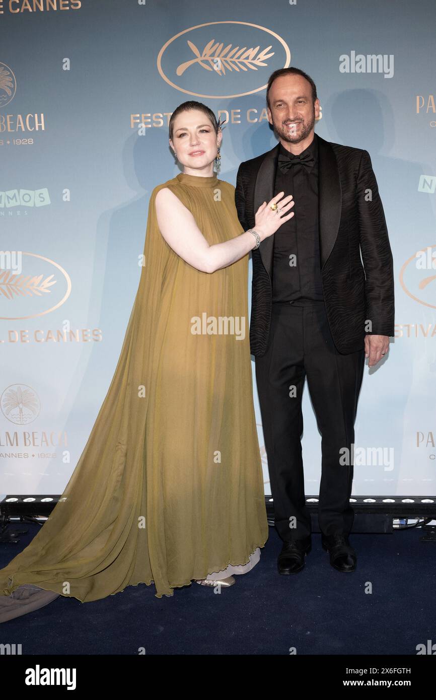 Cannes, Frankreich. Mai 2024. Emilie Dequenne und Michel Ferracci ...