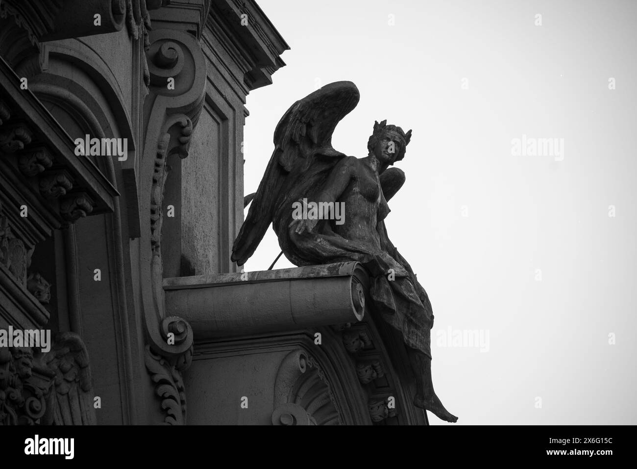 Schloss Vajda Hunyad bei Sonnenuntergang Stockfoto