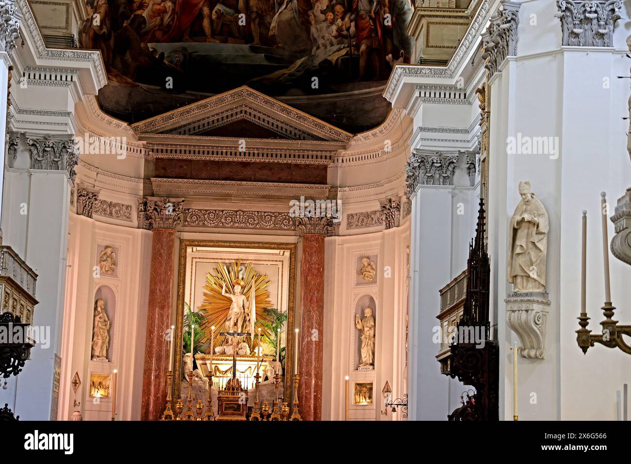 Die Kathedrale von Palermo in Sizilien Italien Stockfoto