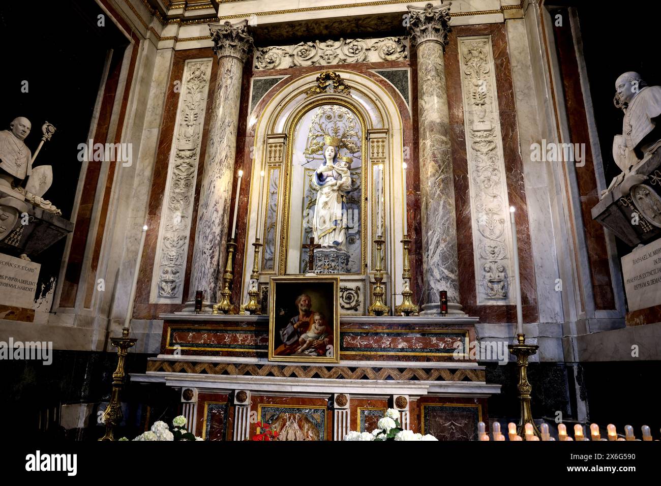 Capella della Madonna Libera Inferni in der Kathedrale von Palermo in Sizilien Italien Stockfoto
