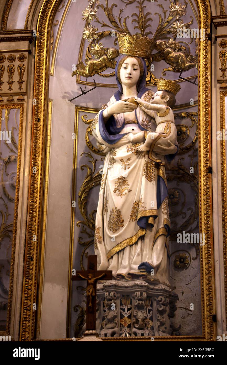 Capella della Madonna Libera Inferni in der Kathedrale von Palermo in Sizilien Italien Stockfoto