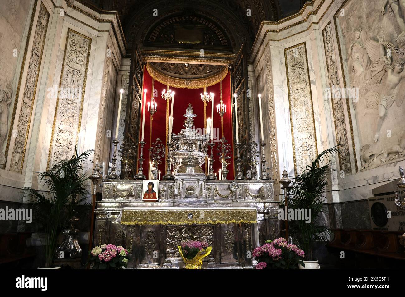 Capella Di Santa Rosalia in der Kathedrale von Palermo in Sizilien Italien Stockfoto