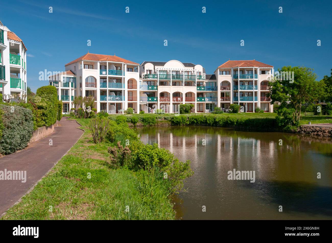 Port Bourgenay Resort, Talmont-Saint-Hilaire, Vendee (85), Pays de la Loire Region, Frankreich Stockfoto