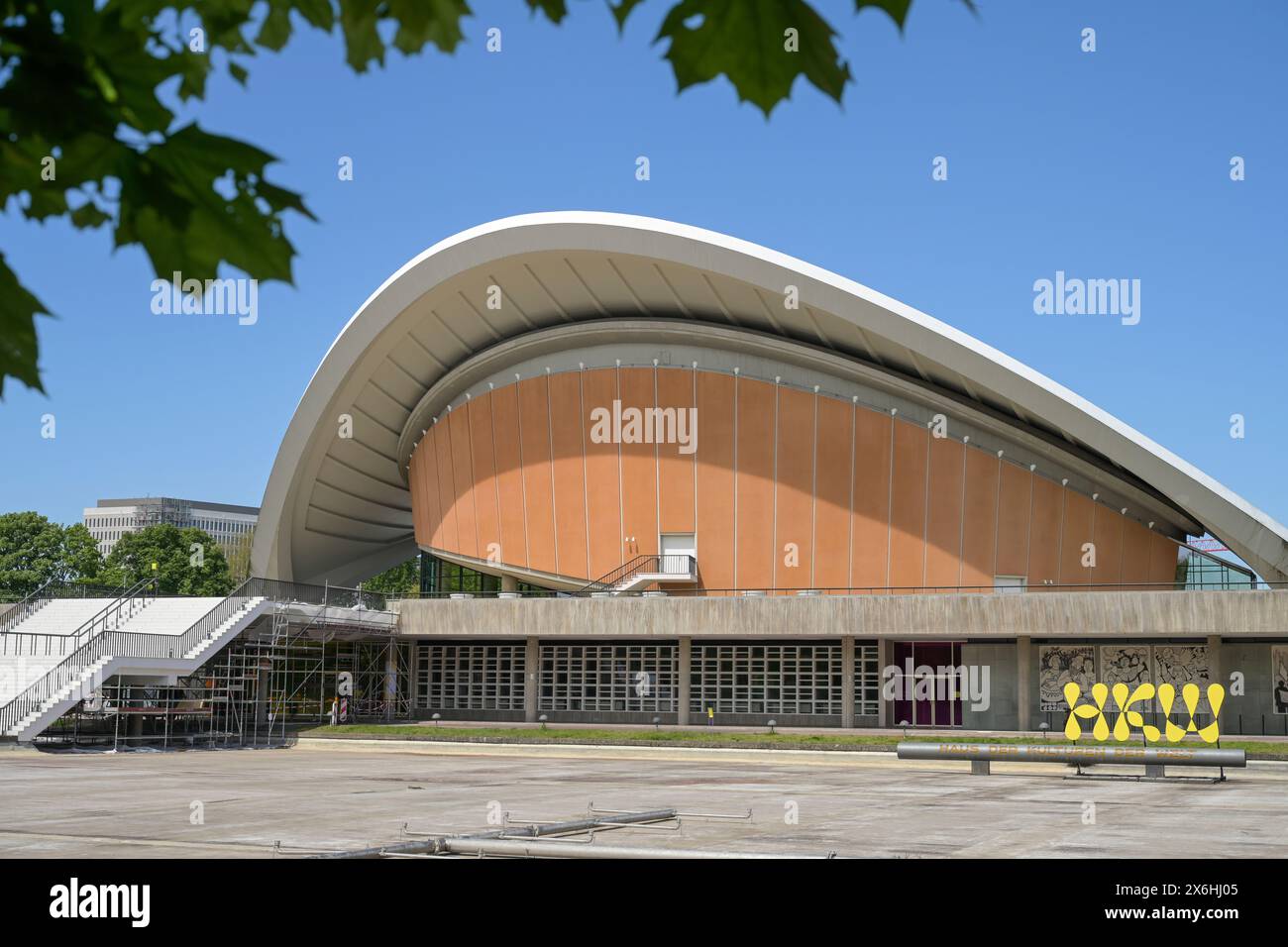 Haus der Kulturen der Welt, John-Foster-Dulles-Allee, Tiergarten, Berlin, Deutschland Stockfoto Haus der Kulturen der Welt, John-Foster-Dulles-Allee, Tiergarten, Berlin, Deutschland Stockfoto