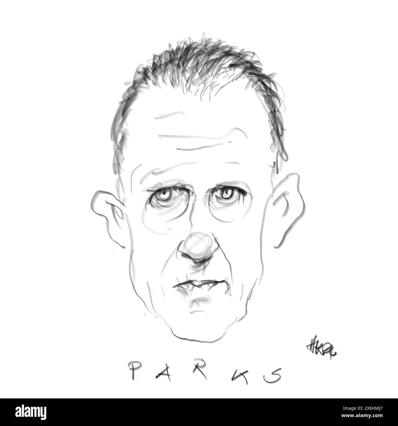 Porträt des Autors Tim Parks Stockfoto