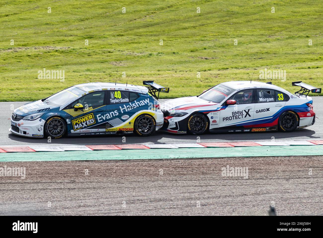 KwikFit British Touring Car Championship Eröffnungswochenende Donington Park, Castle Donington, Derby, England 28.04.2024 Stockfoto