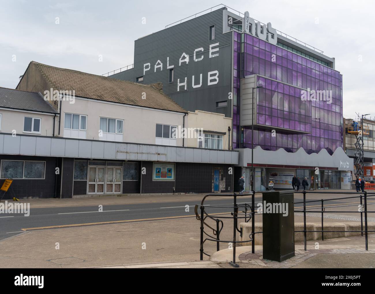 Redcar, North Yorkshire, Großbritannien. Das Palace Hub Business Center für den kreativen digitalen Sektor. Stockfoto