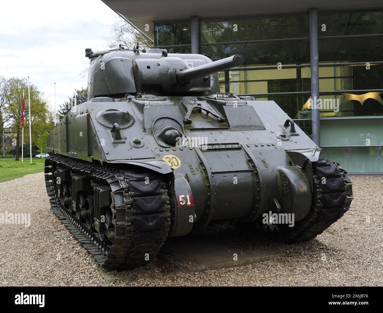 Flugzeugmuseum in Hartenstein Arnhem in den Niederlanden Stockfoto