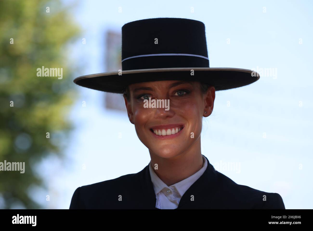 Flamenco, Abril Fair, Aprilmesse, Pferd, Sevilla, Reiter, Reiterin, Andalusien, Spanien, Beauty, Feria de Abril in Sevilla Stockfoto