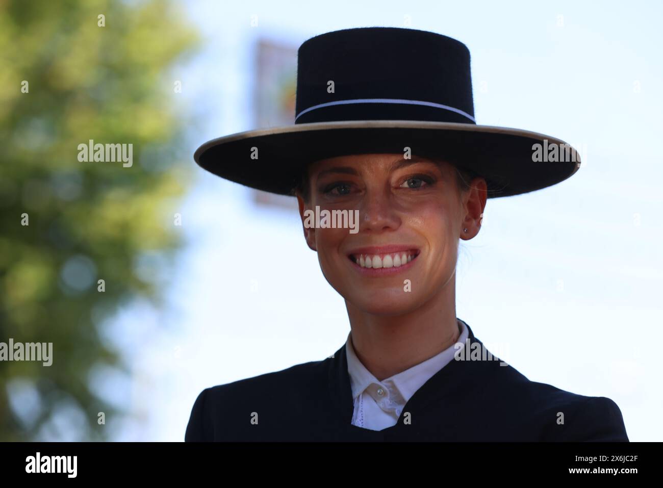 Flamenco, Abril Fair, Aprilmesse, Pferd, Sevilla, Reiter, Reiterin, Andalusien, Spanien, Beauty, Feria de Abril in Sevilla Stockfoto