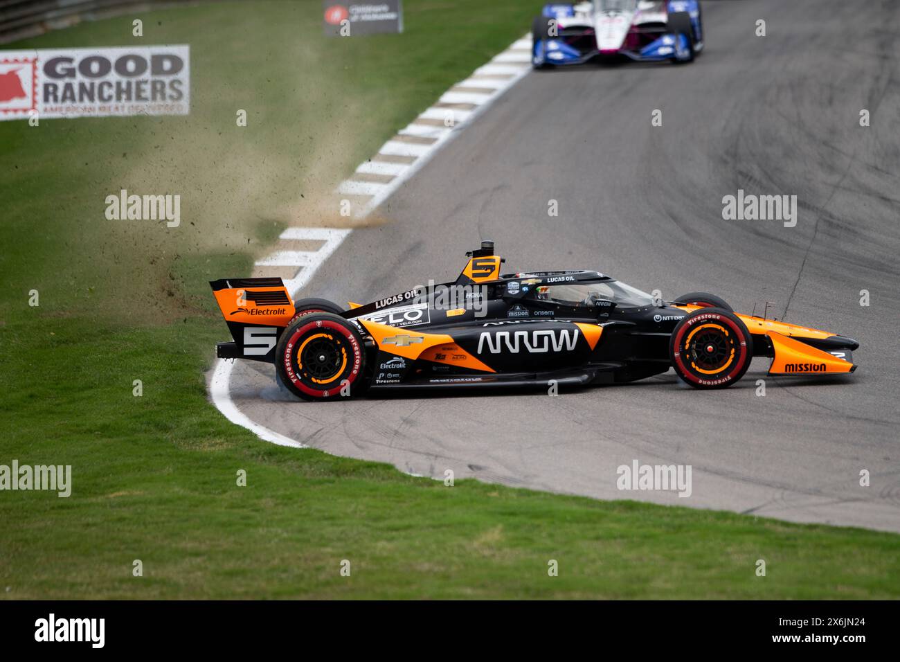 PATO OWARD (5) aus Monterey, Mexiko, fährt während des Grand Prix der Kinder von Alabama Indy im Barber Motorsports Park in Birmingham AL auf der Strecke. (Bild: © Grindstone Media Group/Aspinc/Colin Mayr/Cal Sport Media) Stockfoto