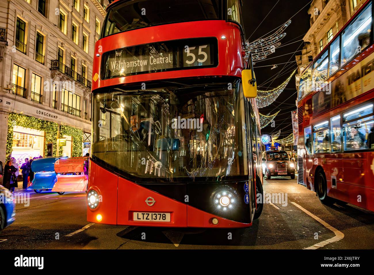 Weihnachten in London, Großbritannien Stockfoto