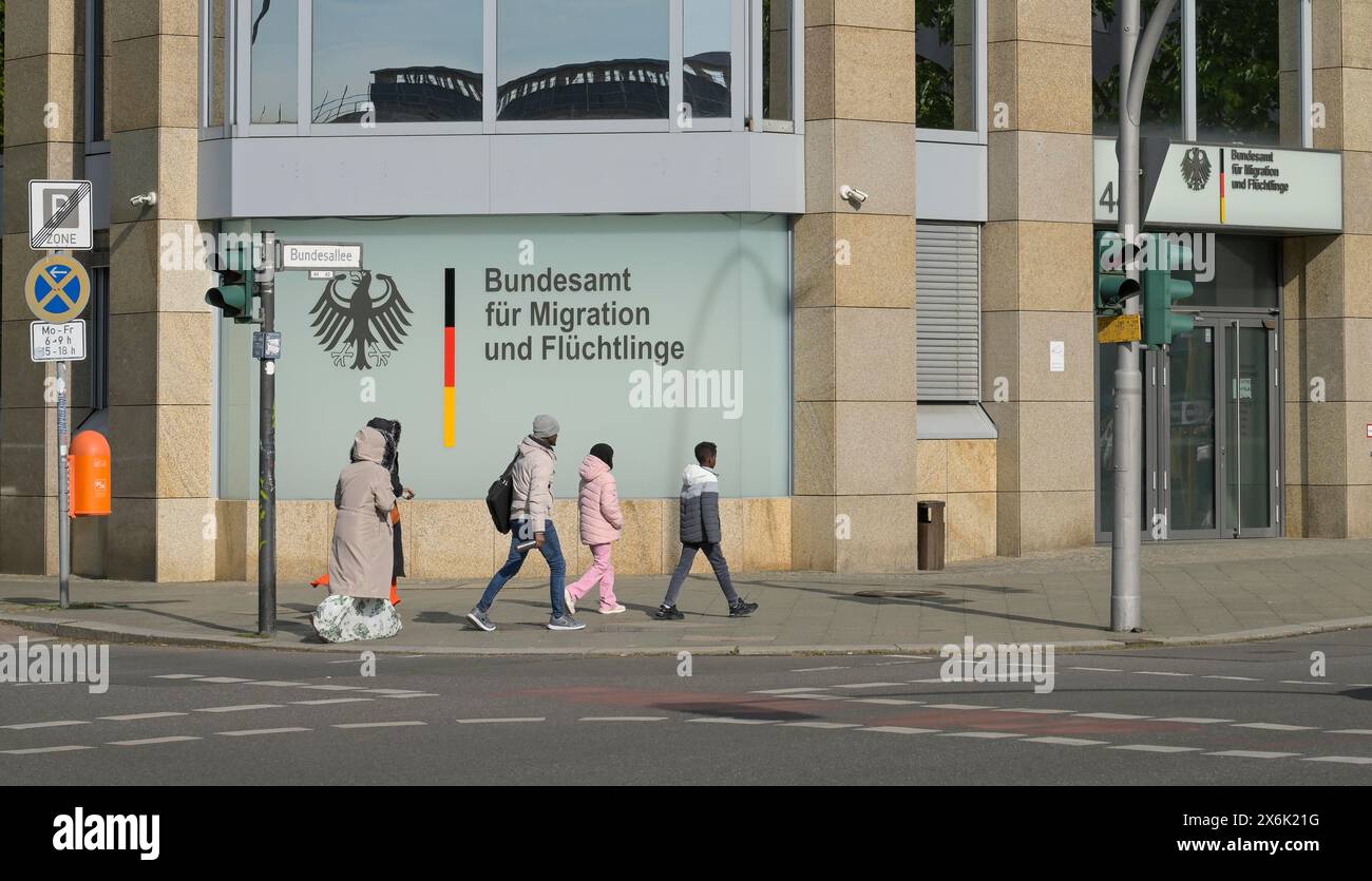 BAMF, Bundesamt für Migration und Flüchtlinge, Bundesallee, Wilmersdorf, Berlin, Deutschland Stockfoto