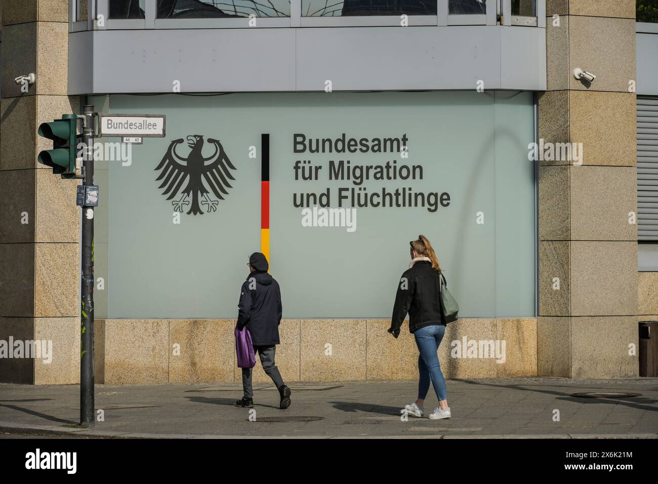 BAMF, Bundesamt für Migration und Flüchtlinge, Bundesallee, Wilmersdorf, Berlin, Deutschland Stockfoto