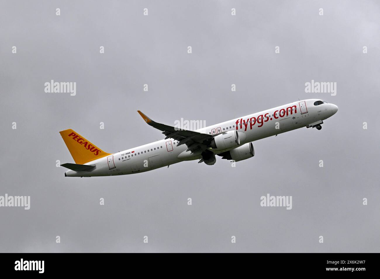 Pegasus Aircraft, Airbus A321neo, TC-RBN Stockfoto