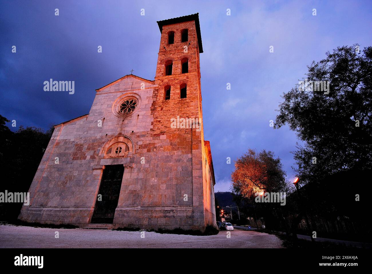 Kirche San Giovanni e Felicita in Valdicastello, Lucca, Toskana, Italien Stockfoto