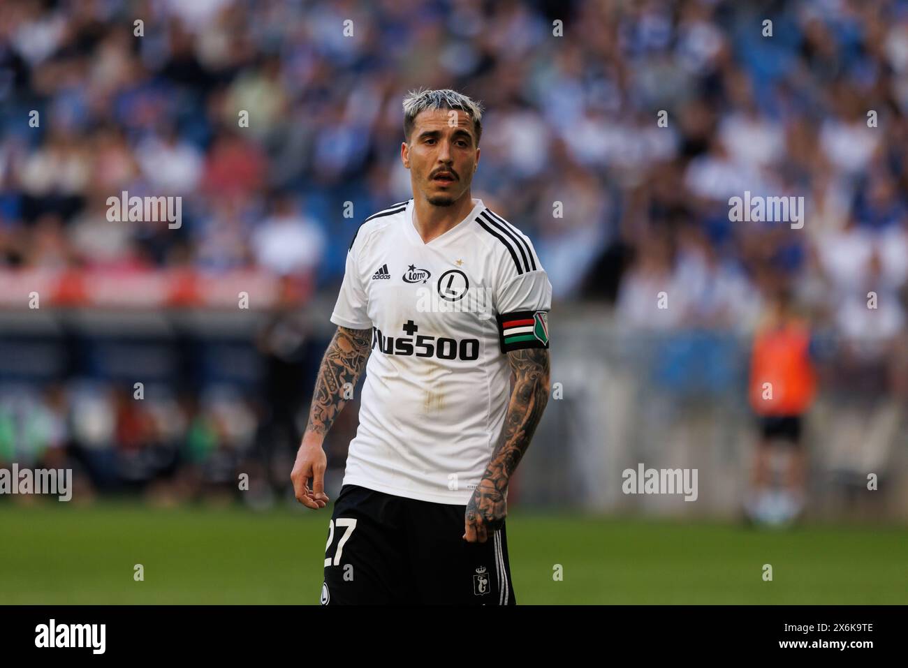 Josue Pesqueira von Legia Warszawa wurde während des PKO BP Ekstraklasa-Spiels zwischen Lech Poznan und Legia Warszawa im Enea Stadium gesehen. Endpunktzahl: Lech Poznan 1:2 Legia Warszawa. Stockfoto