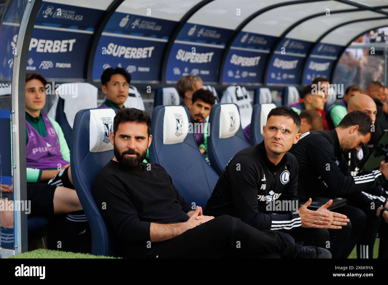 Goncalo Feio Cheftrainer von Legia Warszawa, der während des PKO BP Ekstraklasa Spiels zwischen Lech Poznan und Legia Warszawa im Enea Stadium gesehen wurde. Endpunktzahl: Lech Poznan 1:2 Legia Warszawa. Stockfoto