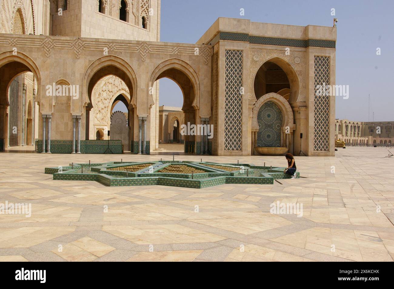 Hassan 2 Masken casablanca marokko Stockfoto