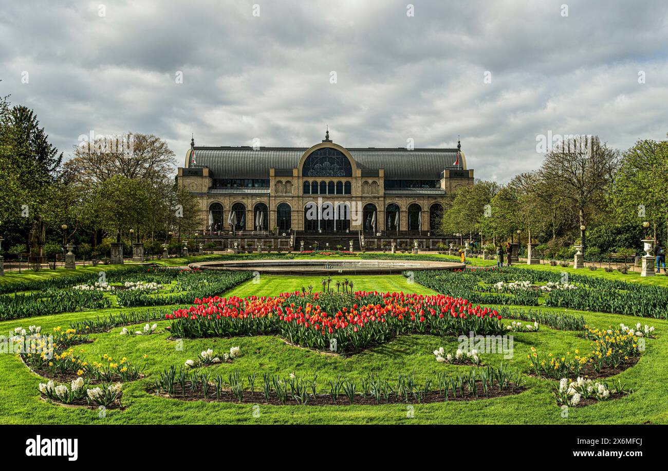 Park und Festivalhalle in der Flora, Köln, NRW, Deutschland Stockfoto