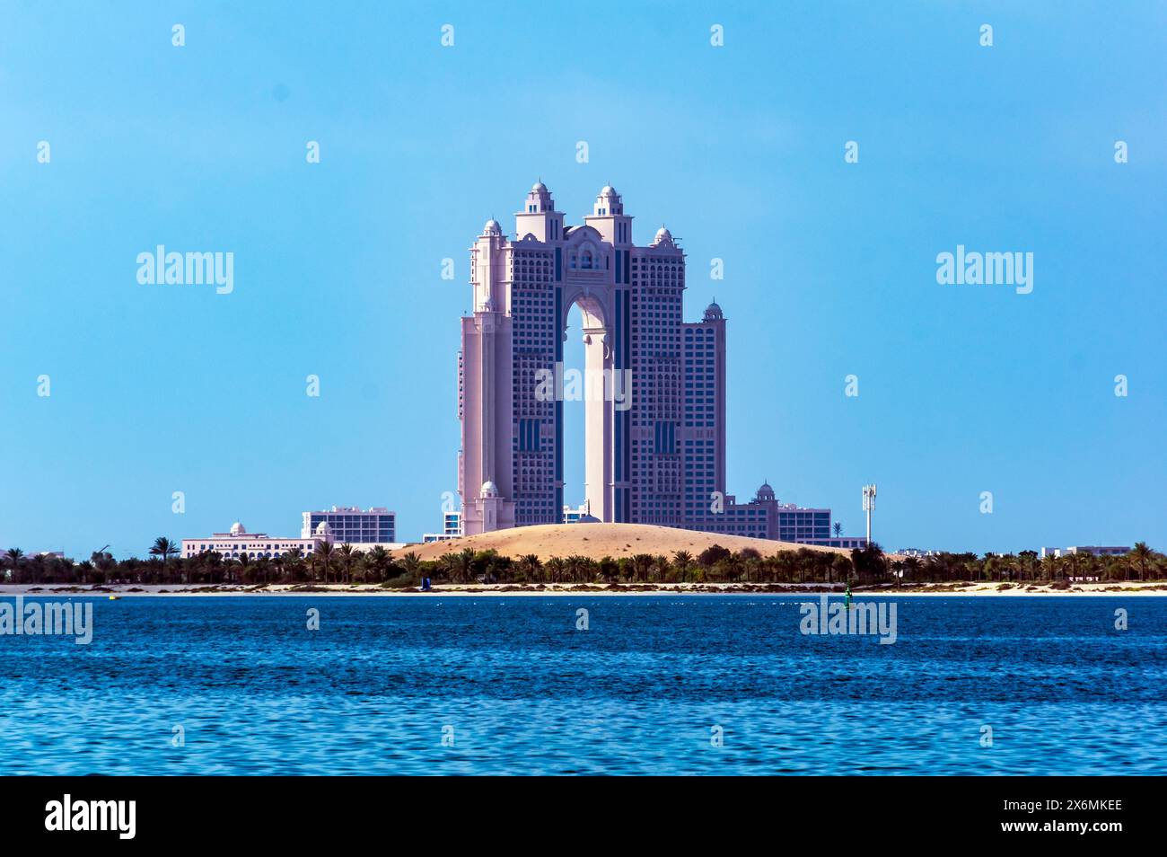 Das Rixos Marina Hotel in Abu Dhabi, der Hauptstadt der Vereinigten Arabischen Emirate, Stockfoto