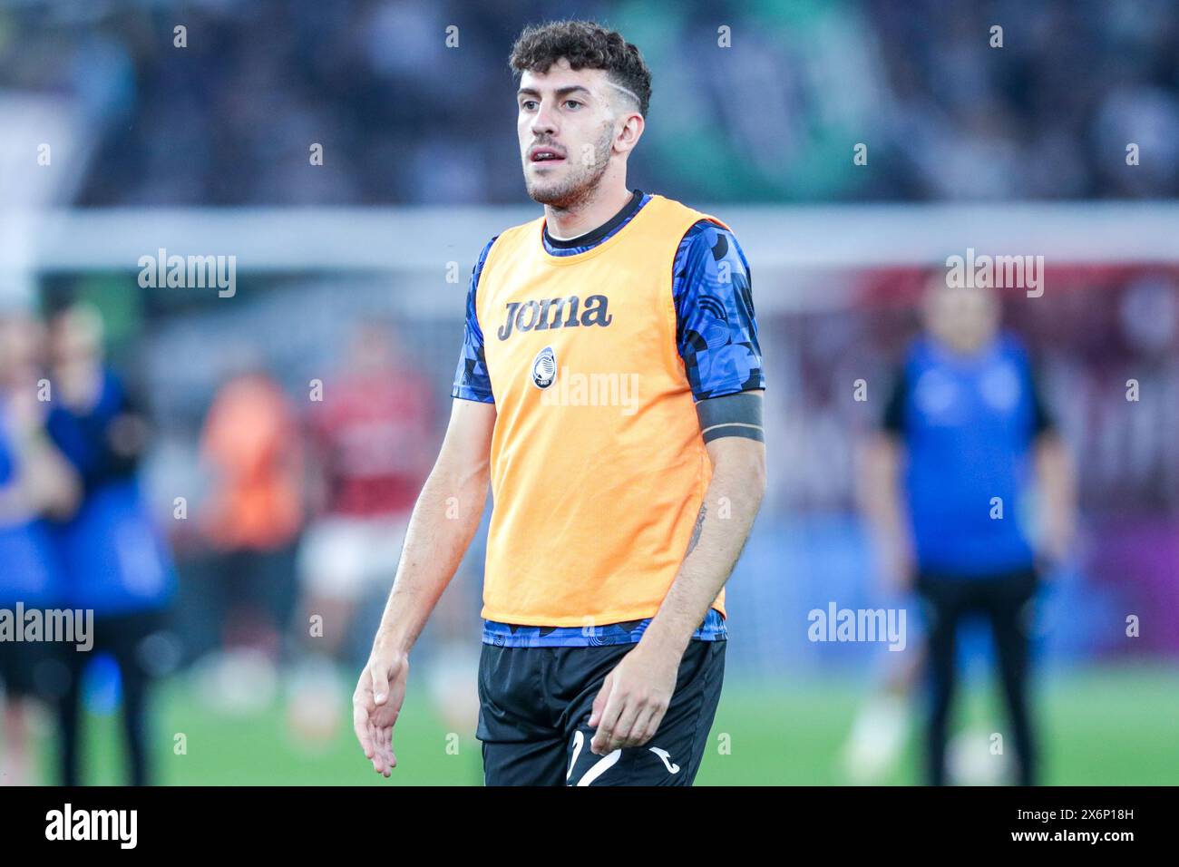 Matteo Ruggeri von Atalanta Bergamo, der während des Coppa Italia 2023/24 im Endspiel zwischen Atalanta Bergamo und Juventus F. zu sehen war C im Olympiastadion in Rom, Italien Endergebnis; Atalanta Bergamo 0:1 Juventus F. C (Foto: Grzegorz Wajda / SOPA Images/SIPA USA) Stockfoto
