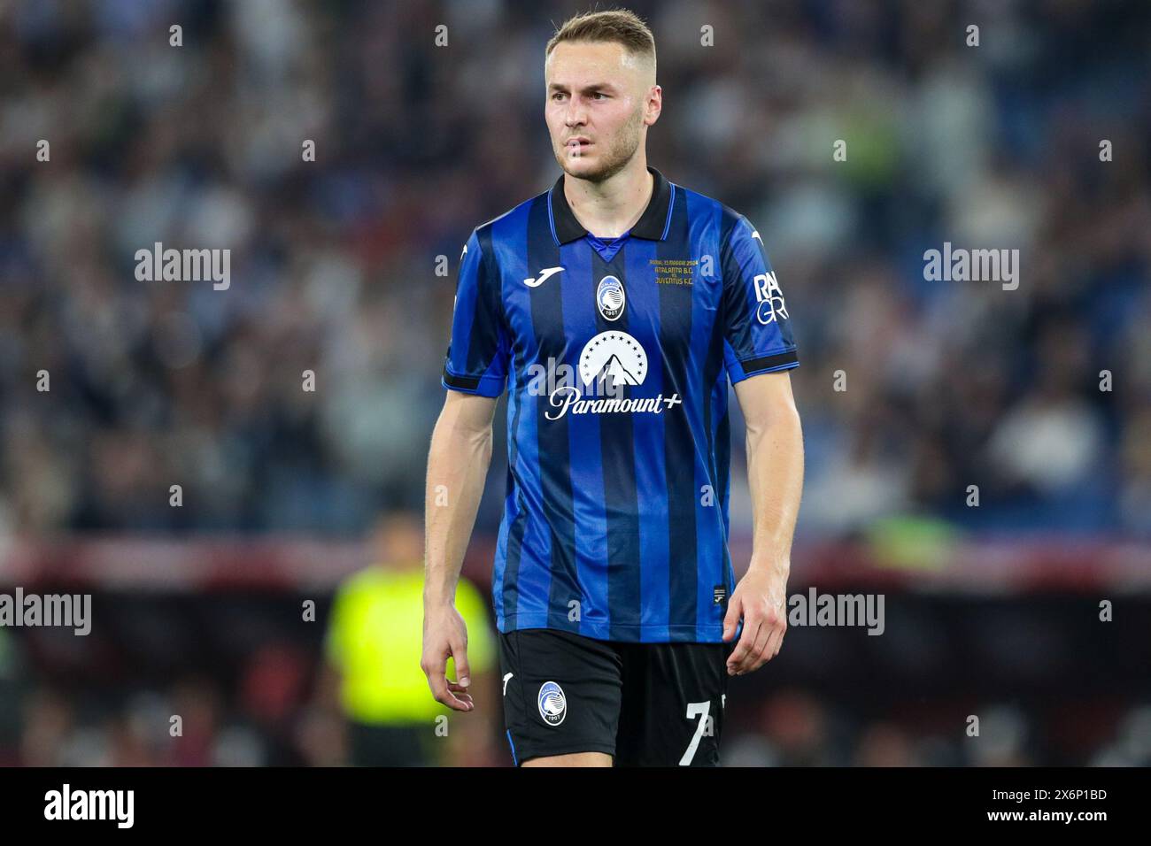 Teun Koopmeiners von Atalanta Bergamo, die während des Finalspiels von Coppa Italia 2023/24 zwischen Atalanta Bergamo und Juventus F. zu sehen war C im Olympiastadion in Rom, Italien Endergebnis; Atalanta Bergamo 0:1 Juventus F. C (Foto: Grzegorz Wajda / SOPA Images/SIPA USA) Stockfoto