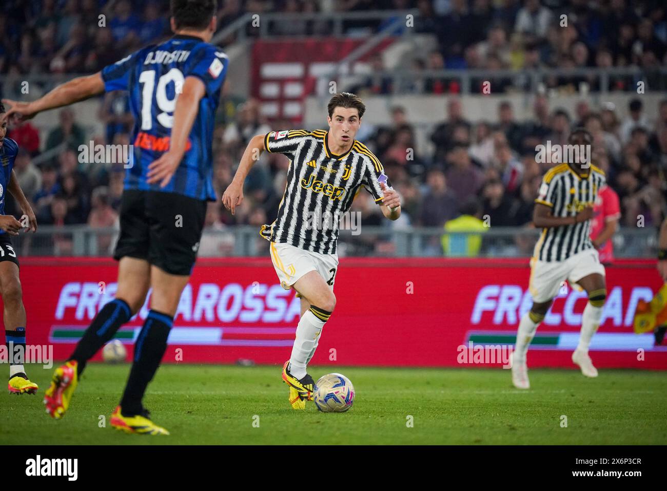 Rom, Italie. Mai 2024. Fabio Miretti (Juventus FC) während des Italienischen Cups, Coppa Italia, Finale des Fußballspiels zwischen Atalanta BC und Juventus FC am 15. Mai 2024 im Stadio Olimpico in Rom, Italien - Foto Morgese-Rossini/DPPI Credit: DPPI Media/Alamy Live News Stockfoto