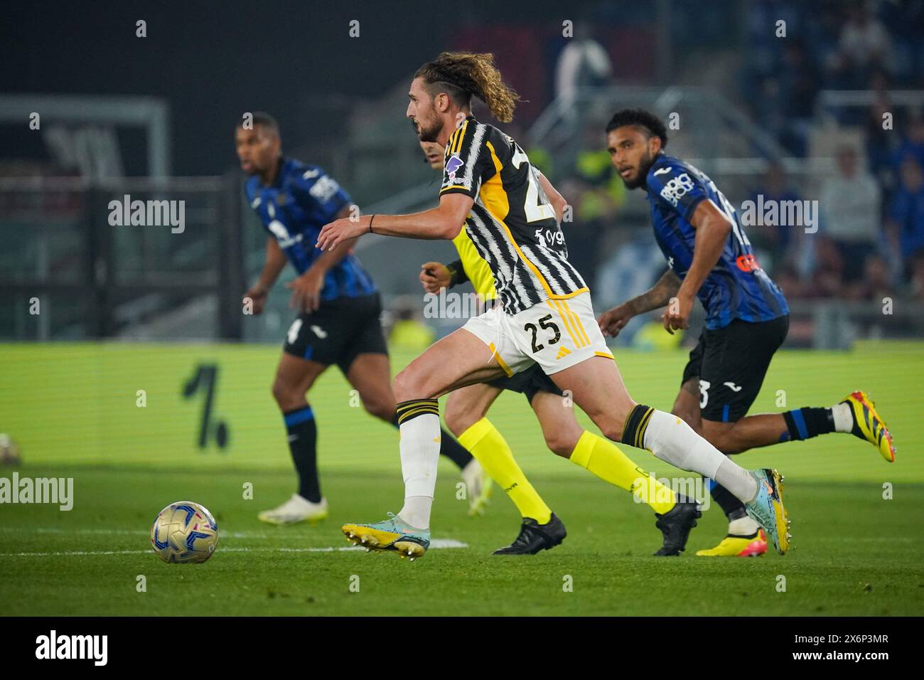 Rom, Italie. Mai 2024. Adrien Rabiot (Juventus FC) während des Italienischen Pokals, Coppa Italia, Finale des Fußballspiels zwischen Atalanta BC und Juventus FC am 15. Mai 2024 im Stadio Olimpico in Rom, Italien - Foto Morgese-Rossini/DPPI Credit: DPPI Media/Alamy Live News Stockfoto