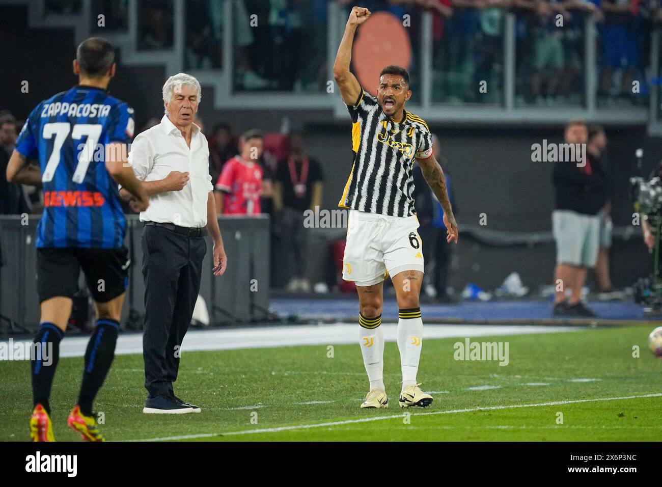 Rom, Italie. Mai 2024. Danilo (Juventus FC) während des Italienischen Pokals, Coppa Italia, Endspiel zwischen Atalanta BC und Juventus FC am 15. Mai 2024 im Stadio Olimpico in Rom, Italien - Foto Morgese-Rossini/DPPI Credit: DPPI Media/Alamy Live News Stockfoto