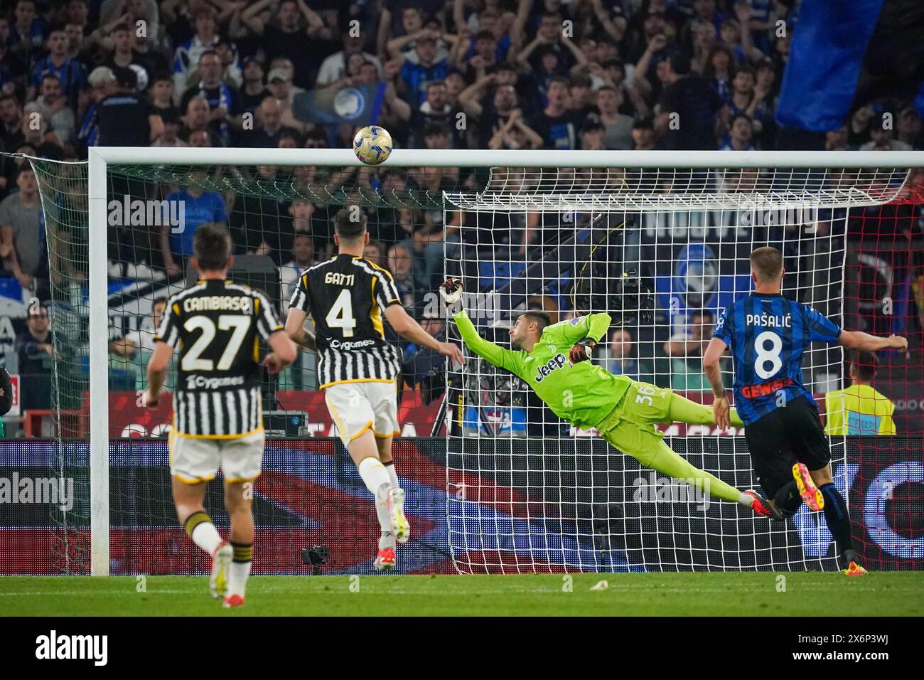 Rom, Italie. Mai 2024. Mattia Perin (Juventus FC) während des Italienischen Pokals, Coppa Italia, Endspiel zwischen Atalanta BC und Juventus FC am 15. Mai 2024 im Stadio Olimpico in Rom, Italien - Foto Morgese-Rossini/DPPI Credit: DPPI Media/Alamy Live News Stockfoto