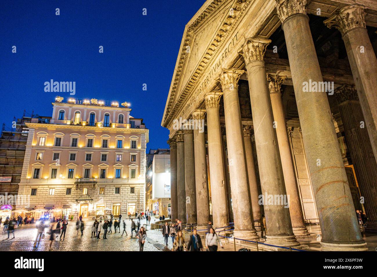 Pantheon von Agrippa, 126 v. Chr. Roma, Latium, Italien. Stockfoto