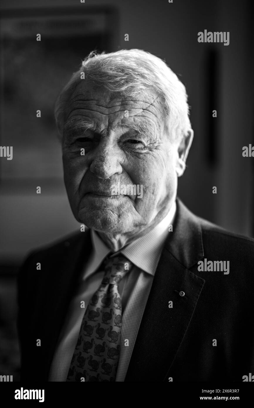 Abgeordneter Paddy Ashdown fotografierte 2015 in seinem House of Lords Büro Stockfoto