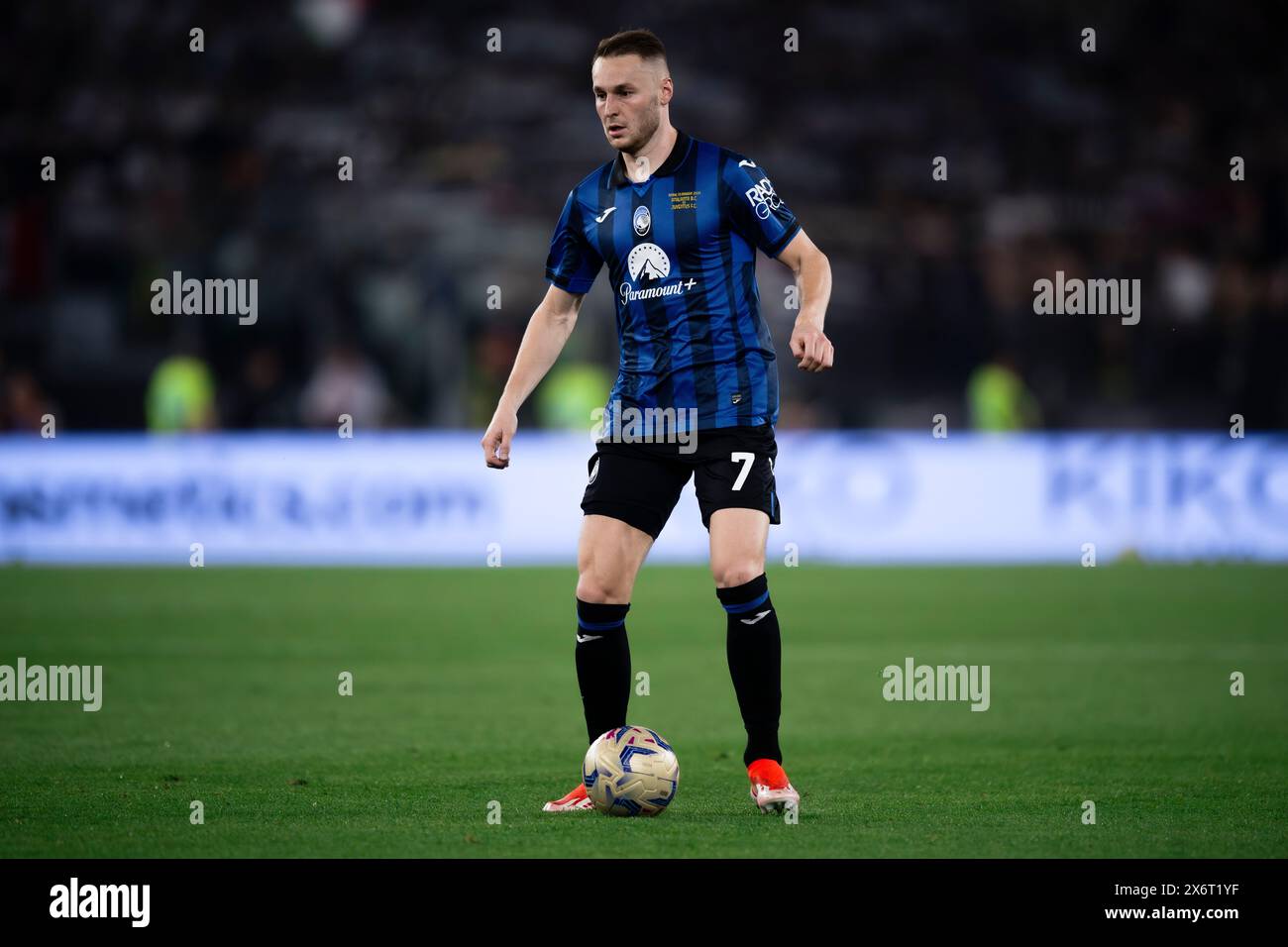 Rom, Italien. 15. Mai 2024. Teun Koopmeiners von Atalanta BC in Aktion während des Finalspiels von Coppa Italia Atalanta BC und Juventus FC. Quelle: Nicolò Campo/Alamy Live News Stockfoto