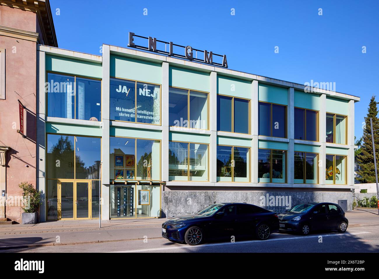 Enigma, Museum for Post, Tele og kommunikation (Enigma, Museum of Communication), entworfen von Over Byen Arkitekter, 2023; Kopenhagen, Dänemark Stockfoto
