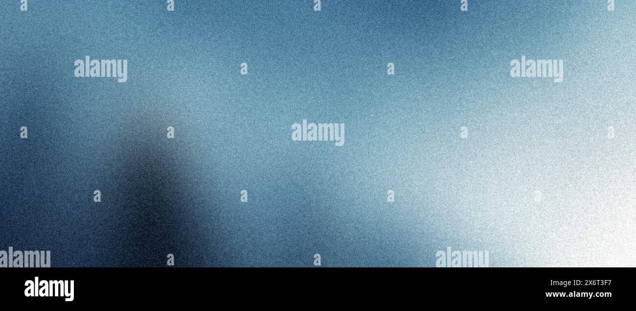 Marineblauer Hintergrund mit hellen Flecken, rauer Textur, körnigem Rauschen. Stockfoto