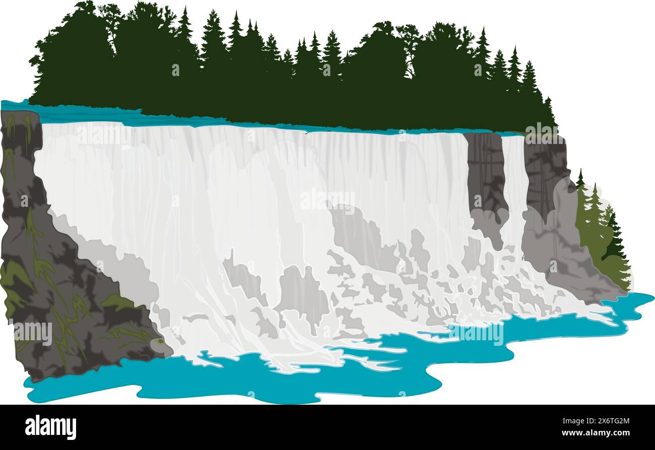 Niagara Falls NewYork Stock Vektor