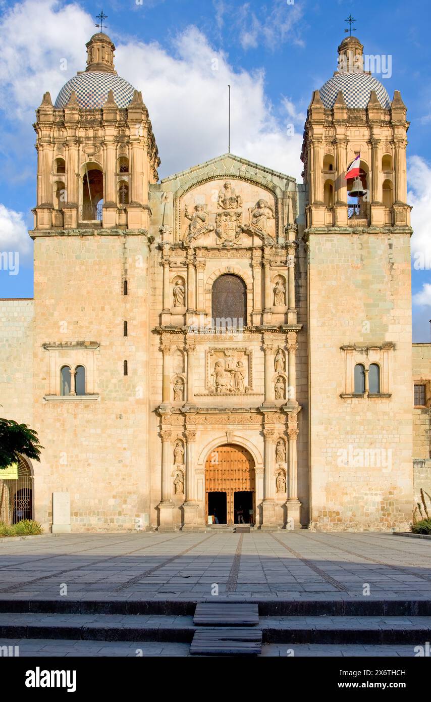 Oaxaca; Mexiko; Nordamerika. Kirche von Santo Domingo, erbaut 1570–1608. Stockfoto