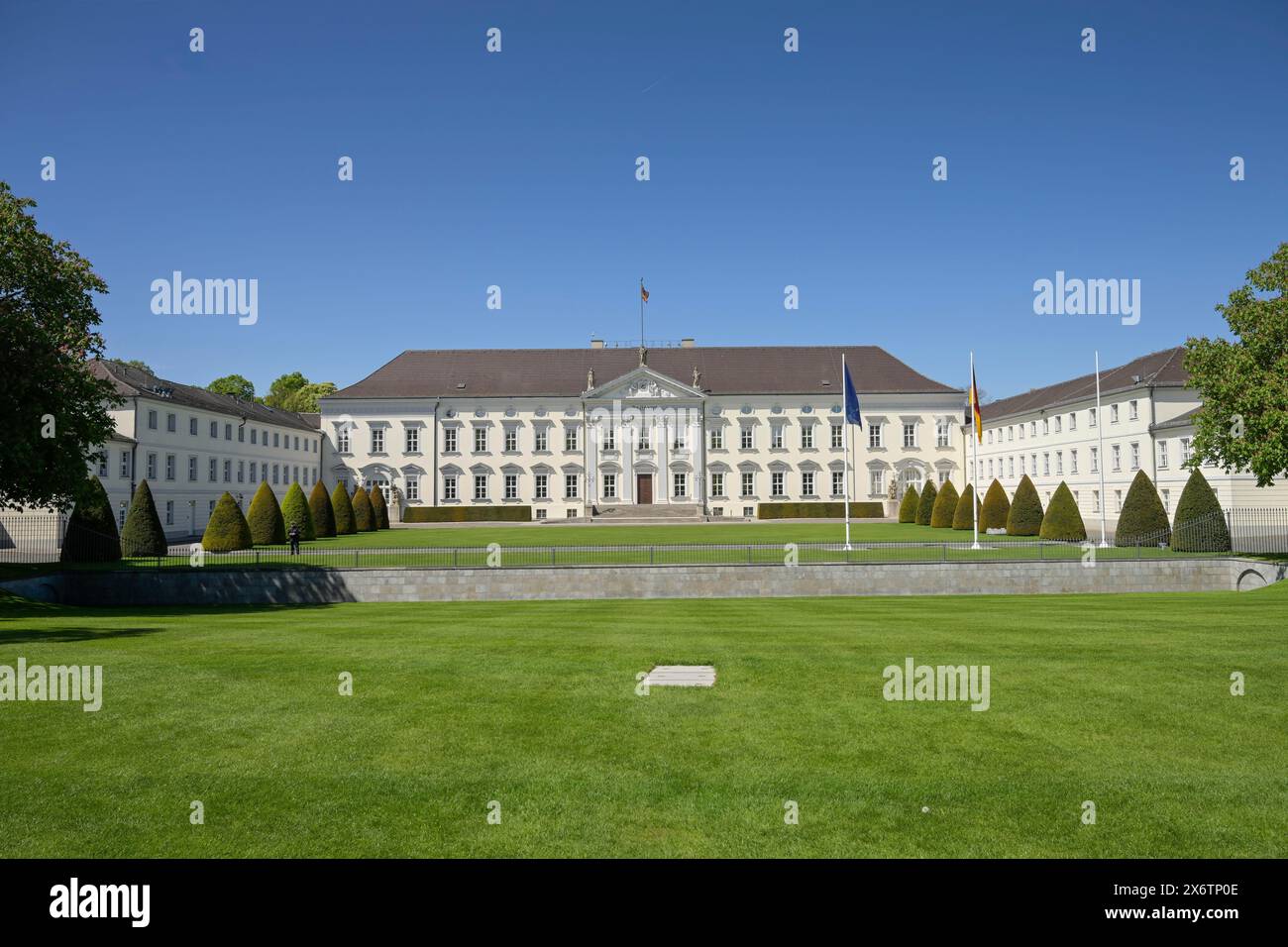 Schloss Bellevue, Tiergarten, Mitte, Berlin, Deutschland Stockfoto