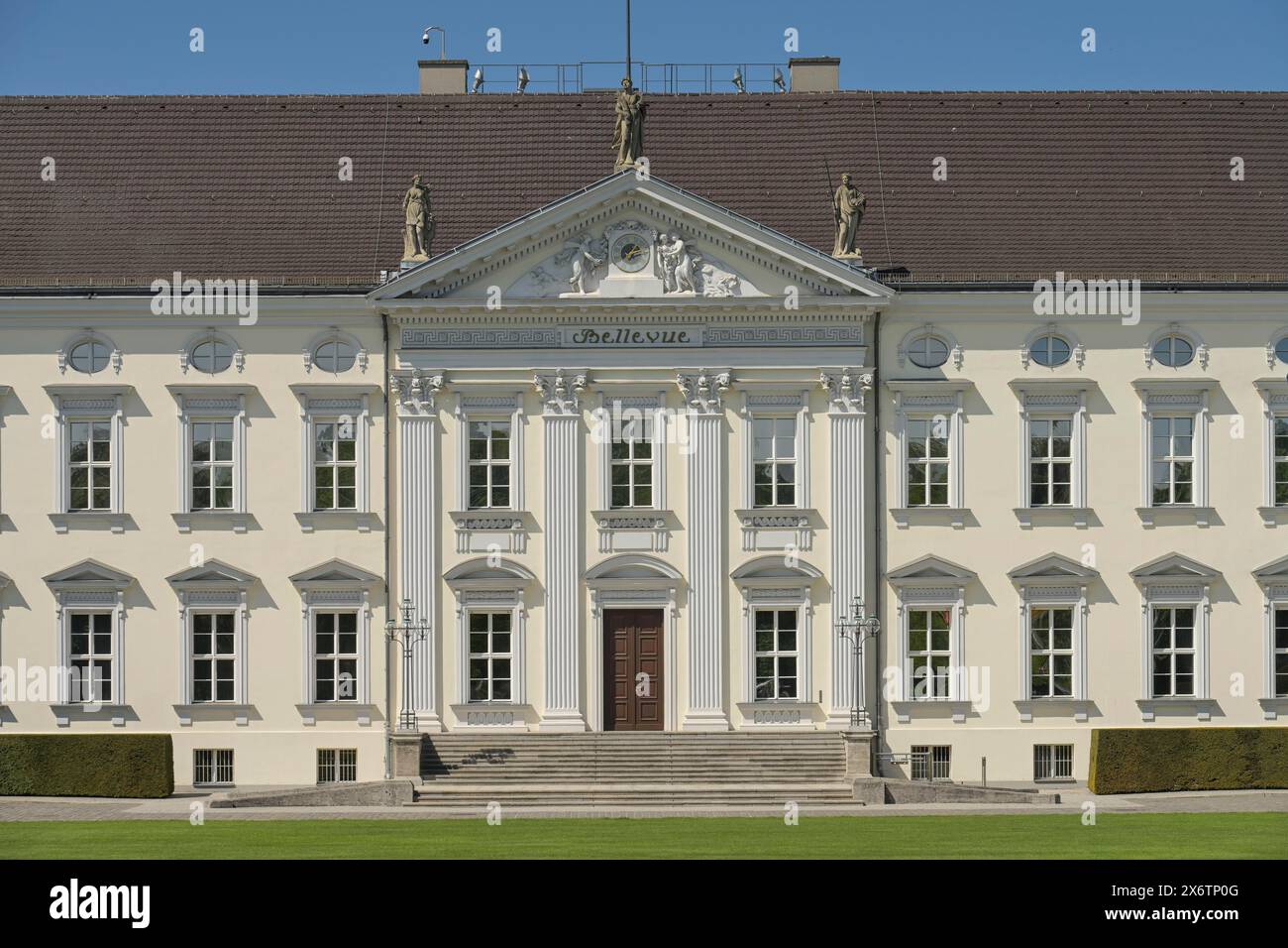 Schloss Bellevue, Tiergarten, Mitte, Berlin, Deutschland Stockfoto