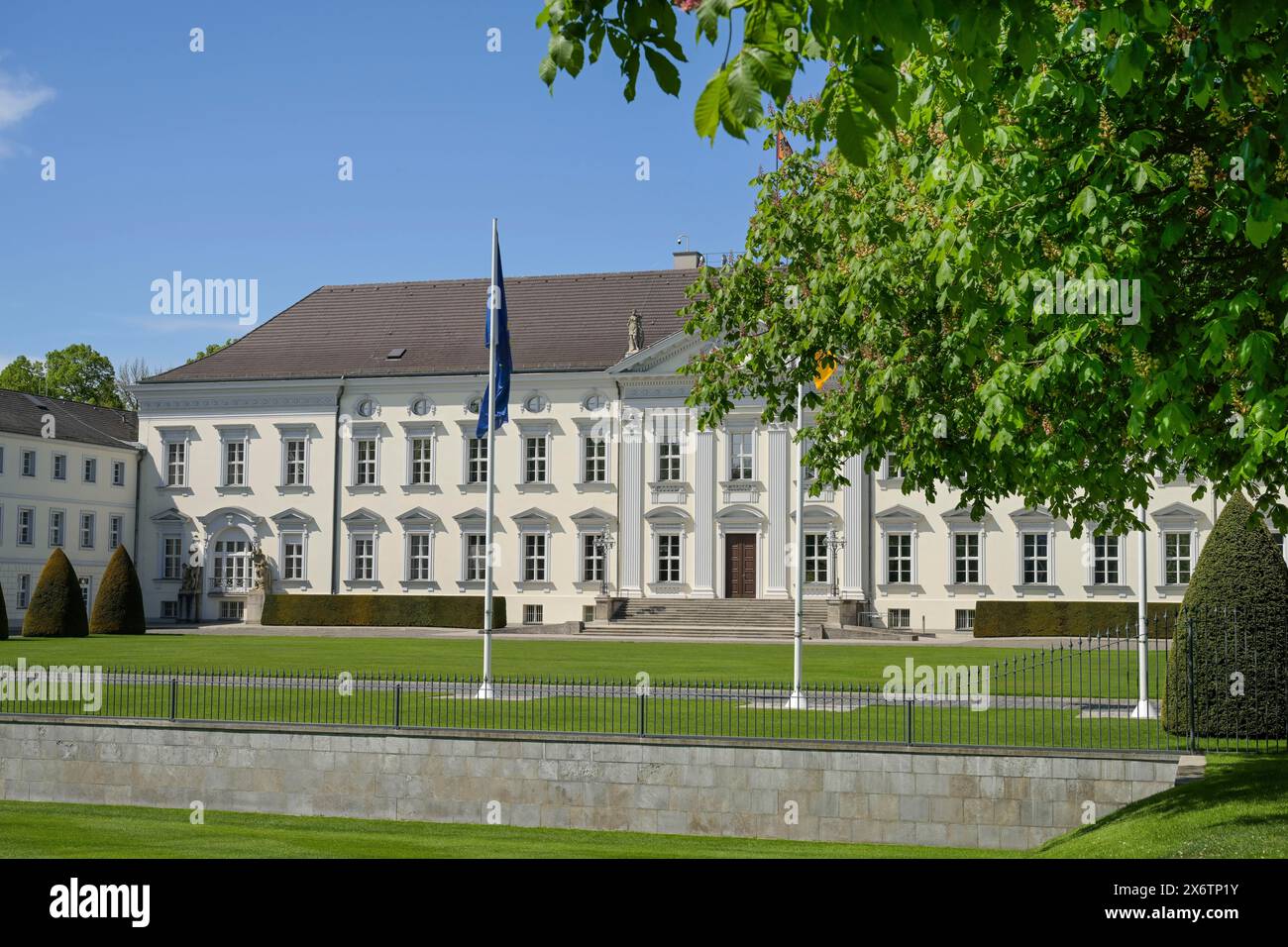 Schloss Bellevue, Tiergarten, Mitte, Berlin, Deutschland Stockfoto