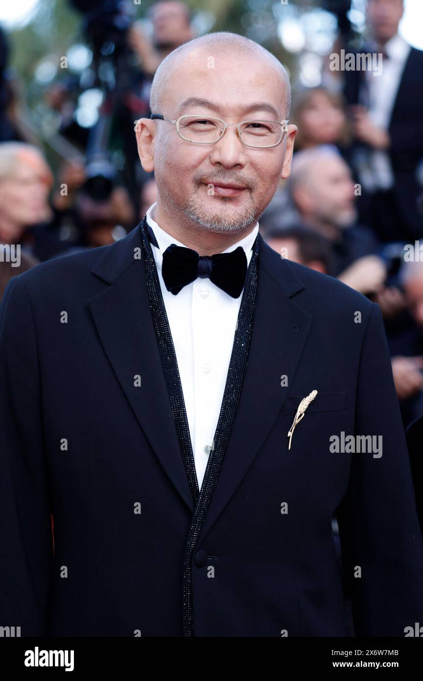 Guan Hu bei der Premiere des Kinofilms Megalopolis auf dem Festival de Cannes 2024 / 77. Internationale Filmfestspiele von Cannes im Palais des Festivals. Cannes, 16.05.2024 *** Guan Hu bei der Premiere des Spielfilms Megalopolis beim Festival de Cannes 2024 77 Internationale Filmfestspiele Cannes im Palais des Festivals Cannes, 16 05 2024 Foto:xD.xBedrosianx/xFuturexImagex megalopolis 4596 Stockfoto