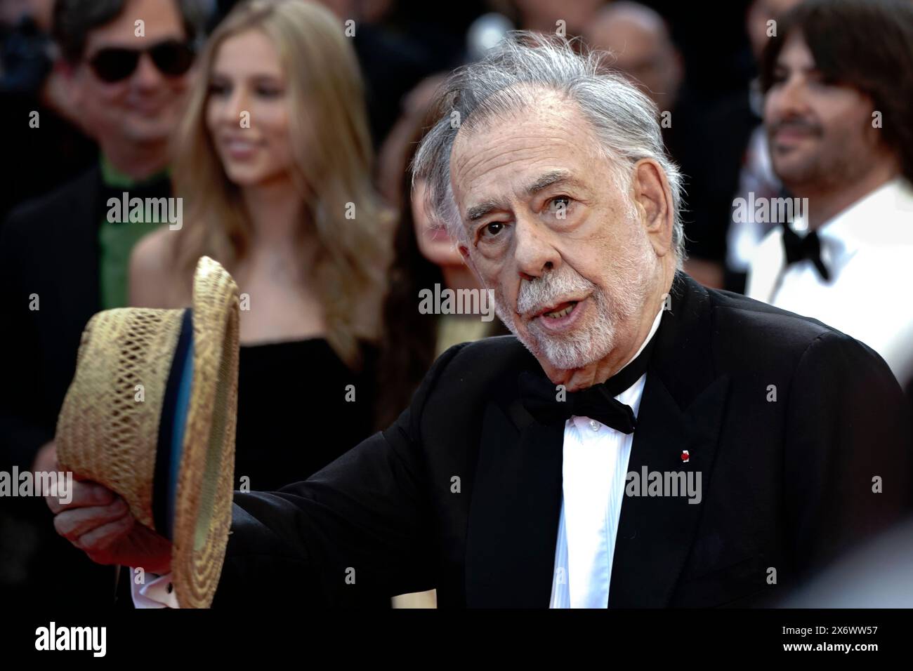 Cannes, Frankreich. Mai 2024. Francis Ford Coppola besucht Megalopolis Screening Red Carpet beim 77. Filmfestival in Cannes am 16. Mai 2024 im Palais des Festivals Stockfoto