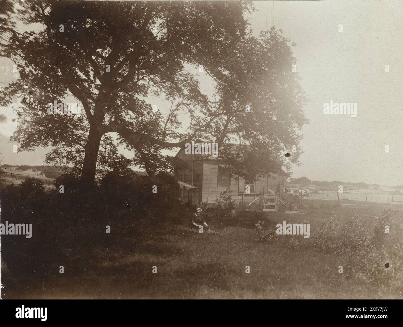 Blick in die Meijendel bei Wassenaar und den Haag, Foto, anonym, Niederlande, 23-Jun-1923, fotografischer Träger, Höhe, 81 mm x Breite, 107 mm Stockfoto